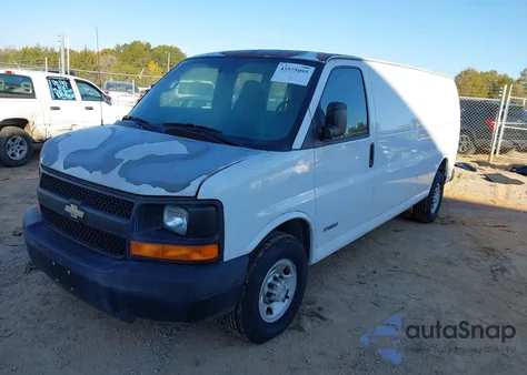 2006 Chevrolet Express Work Van from USA, damaged, VIN 1GCGG29V961154777